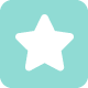 teal star graphic